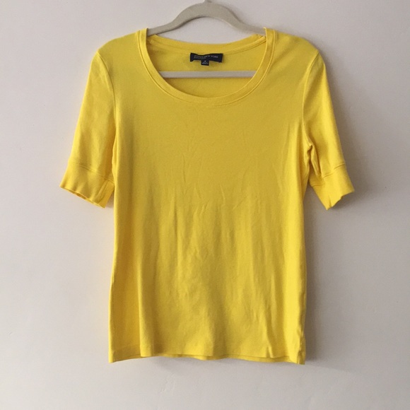Jones New York Tops - Bright Yellow Top